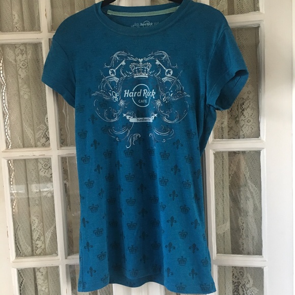 Hard Rock Cafe Nashville Ladies Tee Shirt - M - Picture 1 of 5